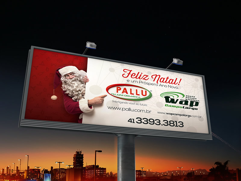 OUTDOOR . NATAL PALLU TELEINFORMÁTICA